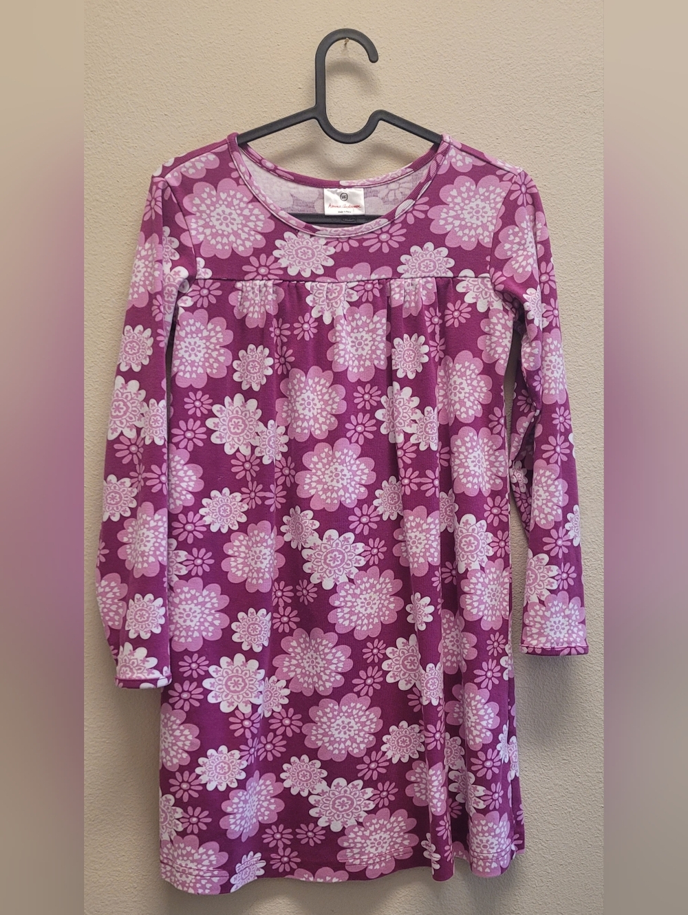 Hanna Andersson Dress Cotton Long Sleeve Size 140 /10